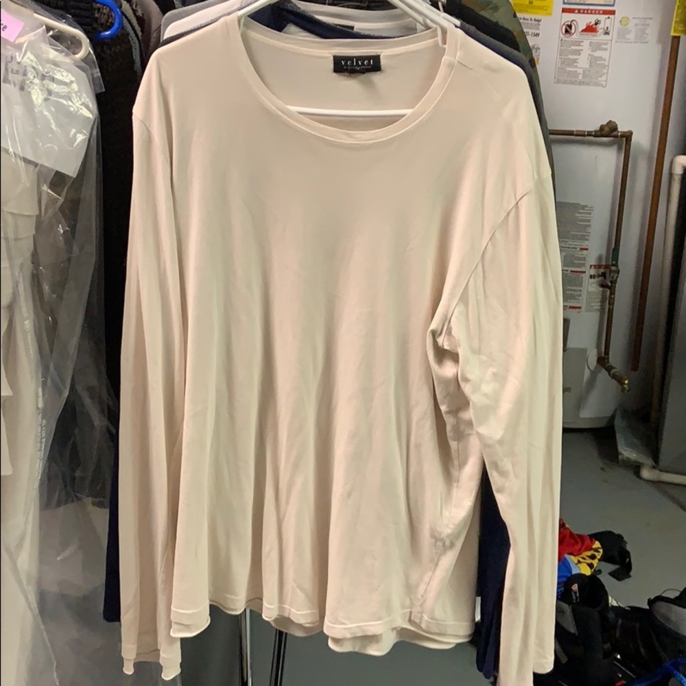 Velvet double layer long sleeve